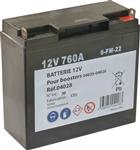 Batterie 22A/h pour booster POWER MAX 6500 & POWER MAX 12000 - Sodistart 04028